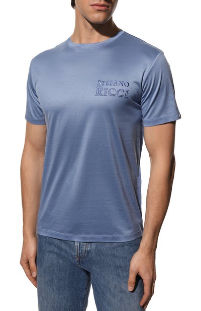 Хлопковая футболка STEFANO RICCI, арт. MNH3102250/TE0001, фото 3
