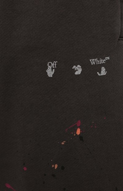 Хлопковые шорты OFF-WHITE, арт. 0MCI006S21FLE006, фото 5