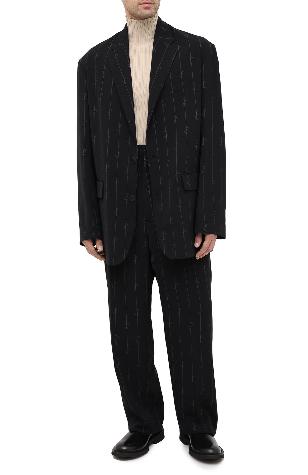 Однобортный пиджак BALENCIAGA черного цвета по цене 244000 руб., арт. 629328/TILT7, фото 2 Однобортный пиджак BALENCIAGA, арт. 629328/TILT7, фото 2