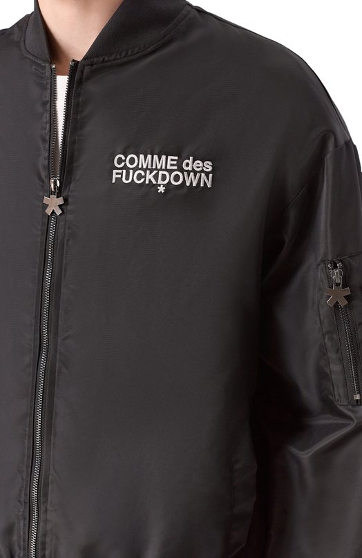 Бомбер Comme des Fuckdown CFABM02047 Чёрный  CFABM02047 Фото 5