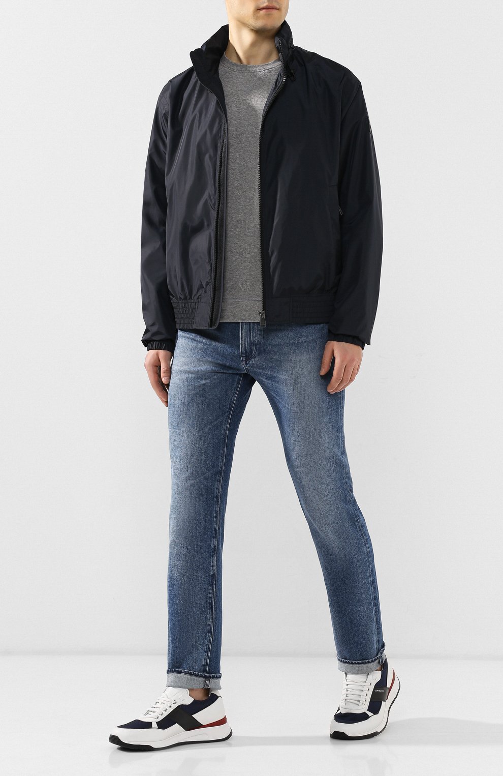 Комбинированные кроссовки CORNELIANI, арт. 83TM20-9120916, фото 2