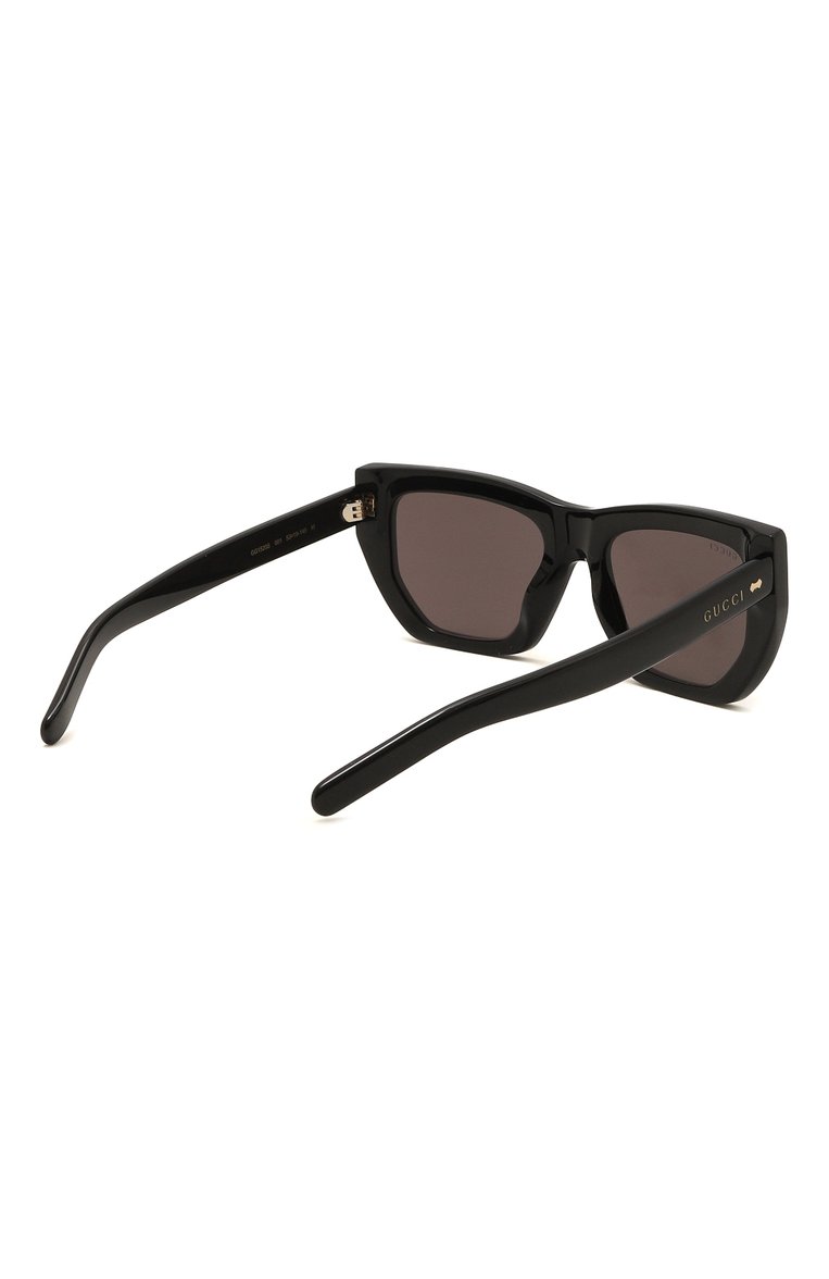 Женские солнцезащитные очки GUCCI черного цвета, арт. GG1520S 001 | Фото 4 (Региональные ограничения белый список (Axapta Mercury): Не проставлено; Нос: Не проставлено; Материал: Пластик; Тип очков: С/з; Оптика Гендер: оптика-женское; Очки форма: Квадратные)