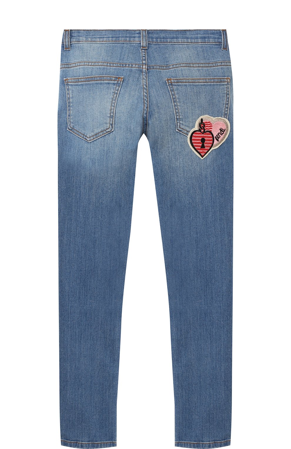 Джинсы с декоративными потертостями FENDI, арт. JFF120/A3TR/3A-5A, фото 2