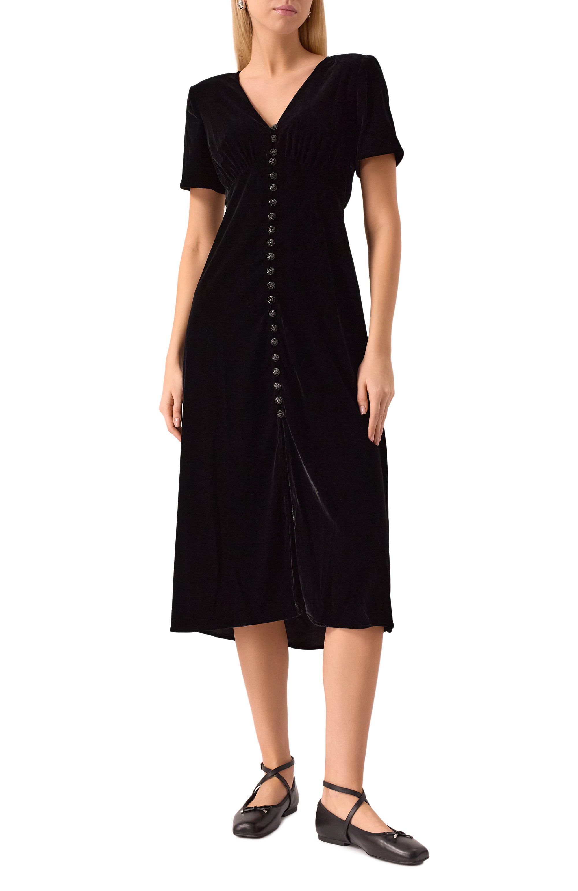 Бархатное платье THE KOOPLES, арт. FR0B27232K, фото 3