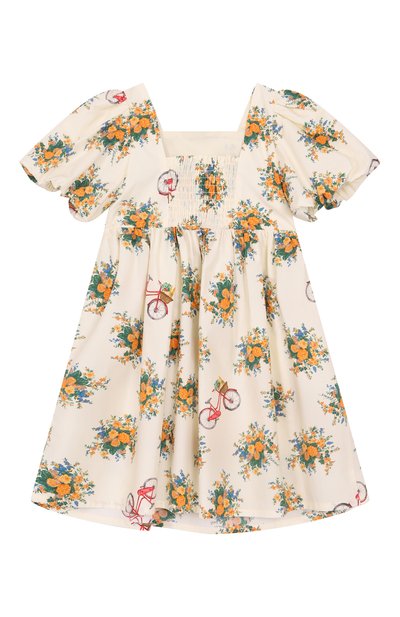 Хлопковое платье MOSCHINO, арт. HDV0G0/LLB56/4-8, фото 2