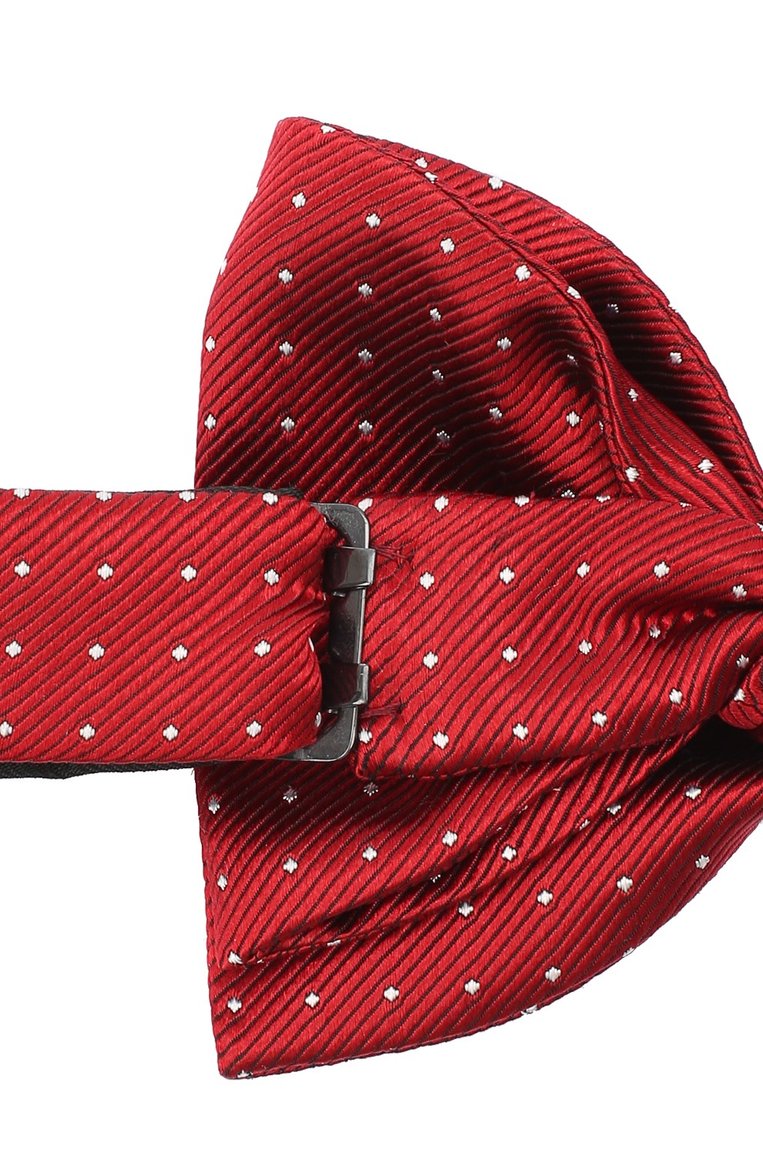 Мужской шелковый галстук-бабочка LANVIN бордового цвета, арт. 1309/B0W TIE | Фото 3 (Материал: Текстиль, Шелк; Нос: Не проставлено)