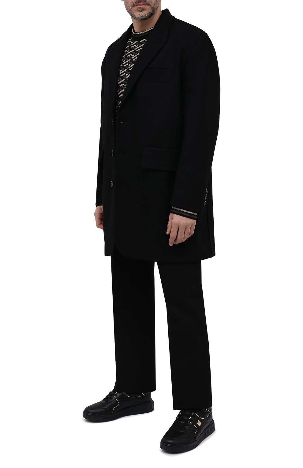 Кожаные кеды one stud VALENTINO, арт. WY0S0E63/RUS, фото 2