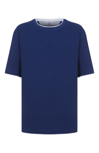 Мужская хлопковая футболка BRUNELLO CUCINELLI, арт. M0B137427W
