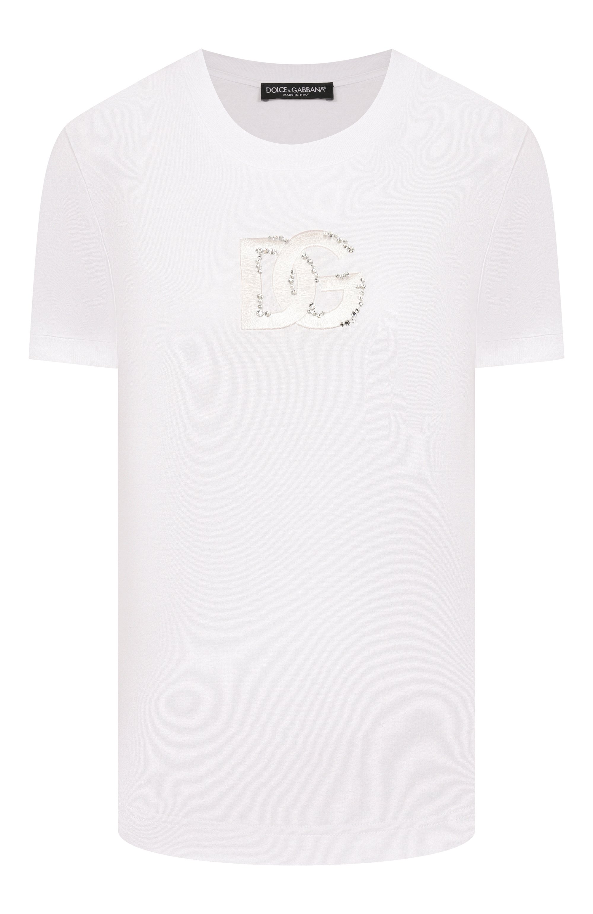 Хлопковая  футболка DOLCE & GABBANA, арт. F8N08Z/GDDMB, фото 1