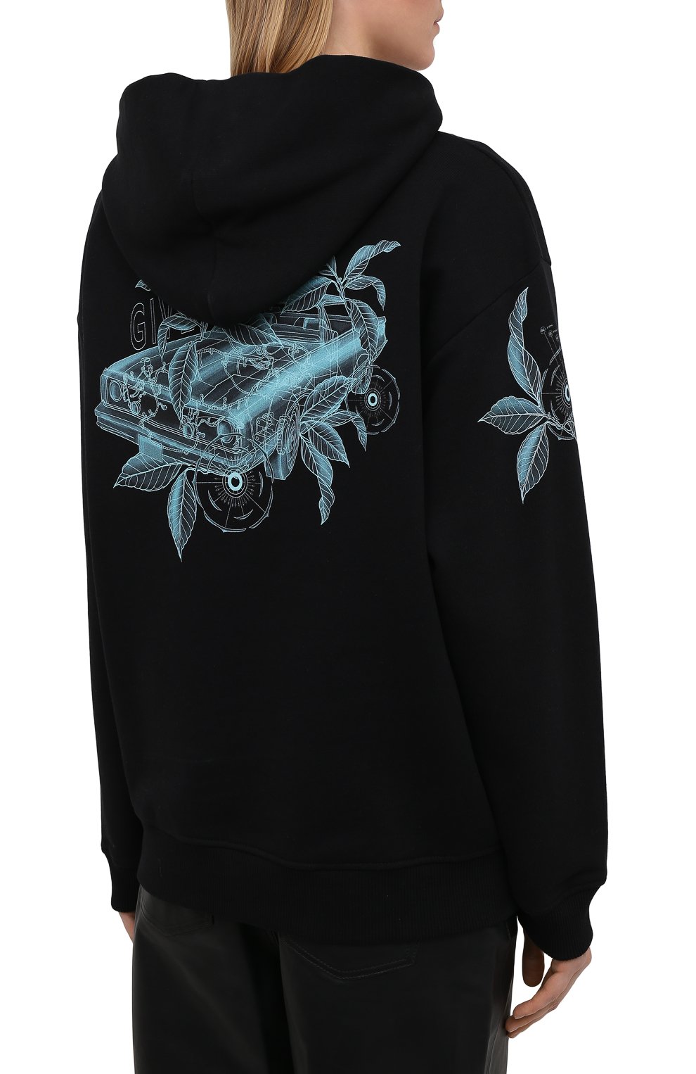 Хлопковое худи GIVENCHY, арт. BWJ01C3Z4W, фото 4