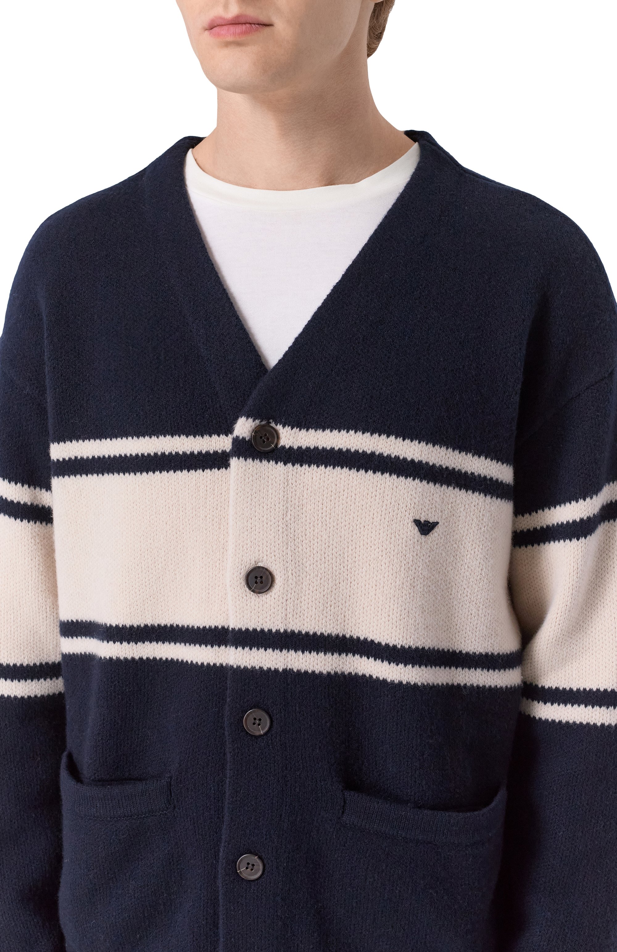 Шерстяной кардиган EMPORIO ARMANI, арт. EM002310/AF19440, фото 5