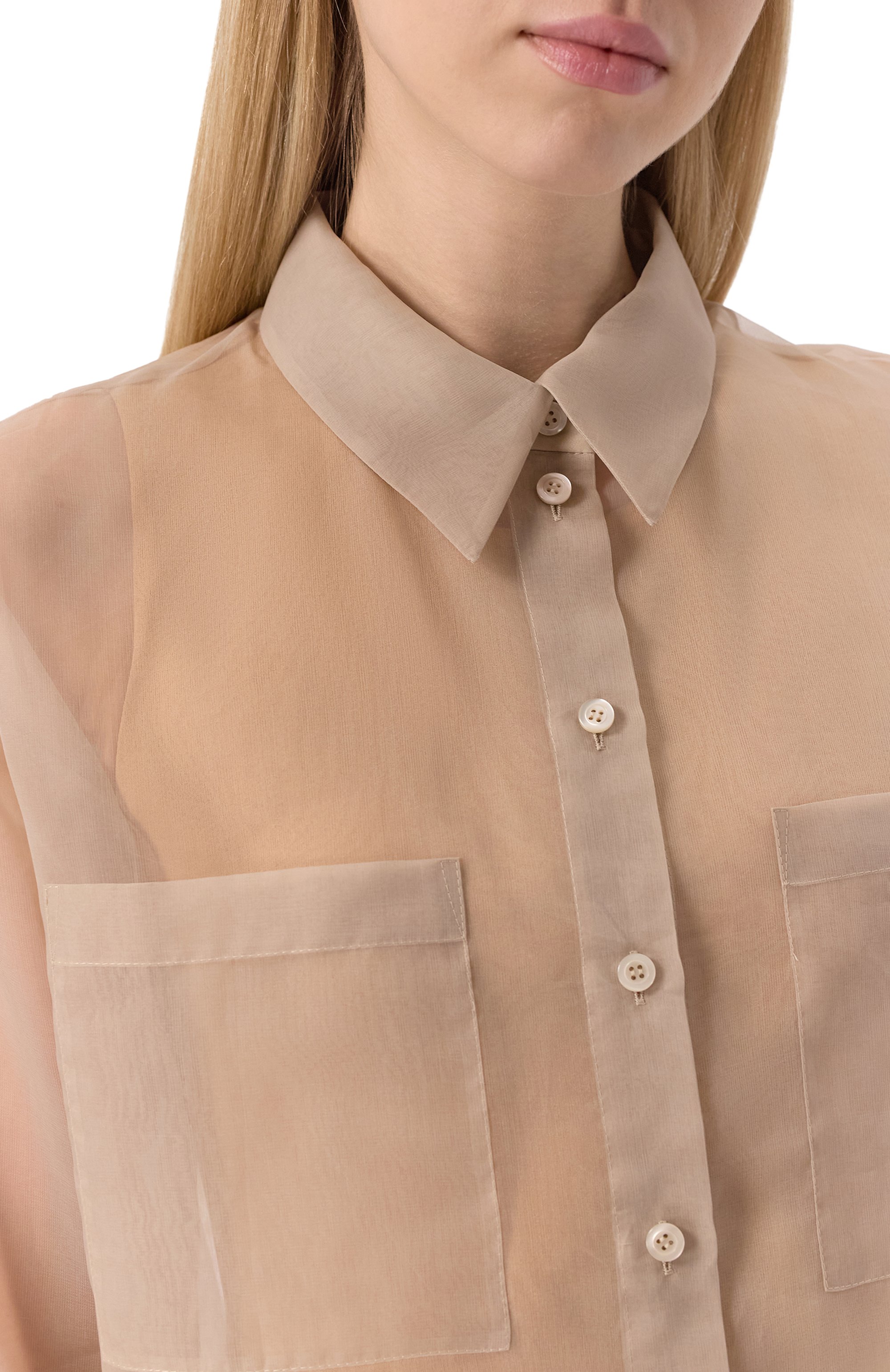 Шелковая блузка JM STUDIO, арт. JM4004OR01, фото 5