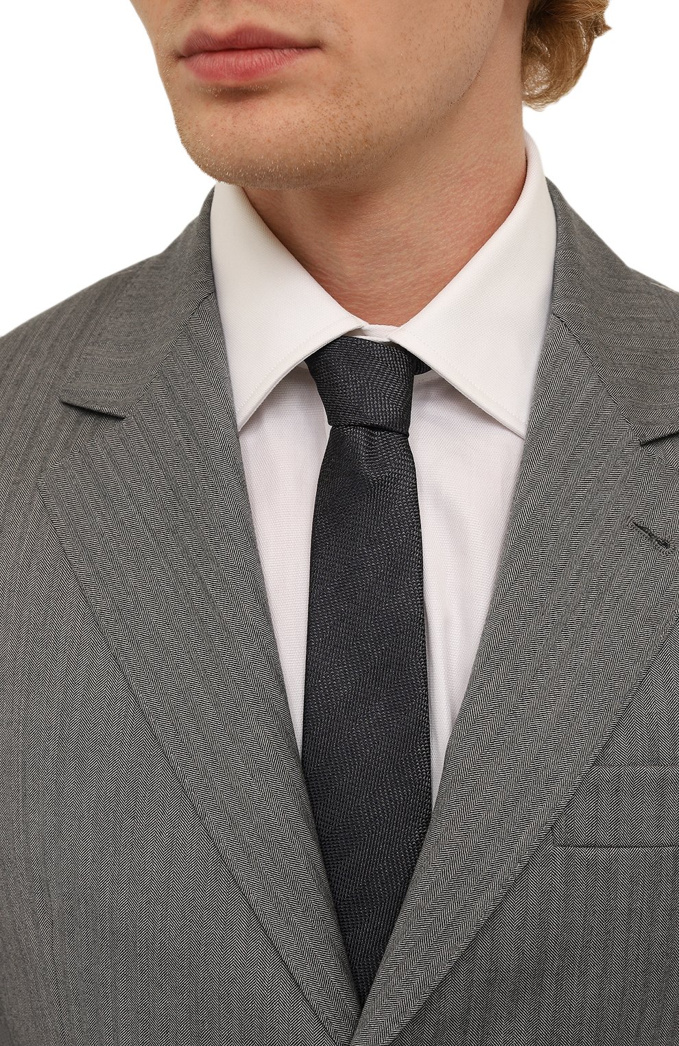 Шелковый галстук CANALI, арт. 18/HJ03769, фото 2