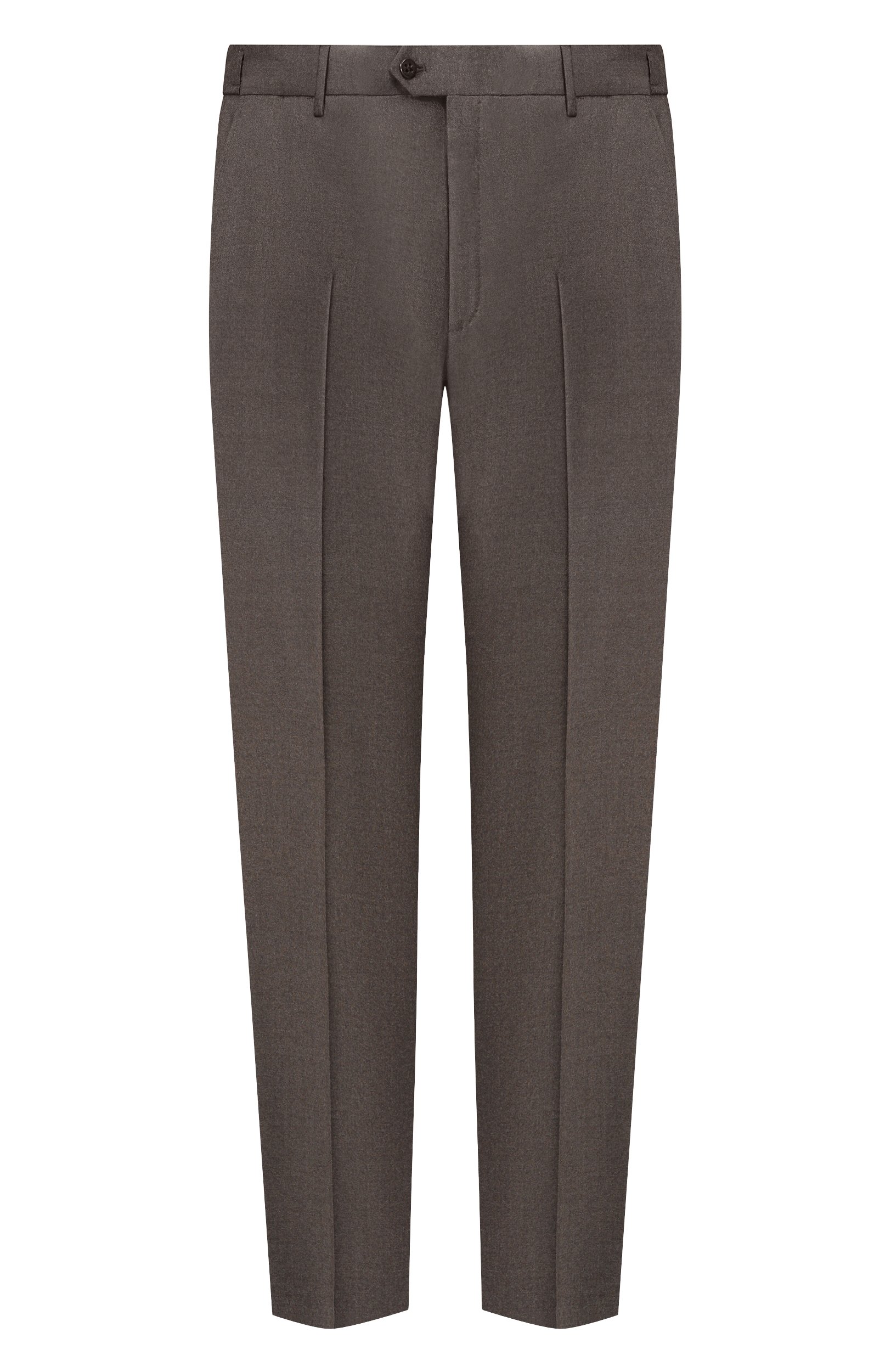 Шерстяные брюки CORNELIANI коричневого цвета по цене 59250 руб., арт. 284B08/2A18581, фото 1 Шерстяные брюки CORNELIANI, арт. 284B08/2A18581, фото 1