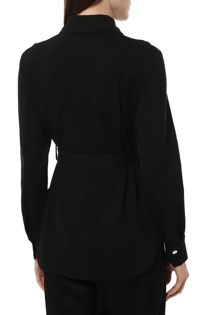 Рубашка BEATRICE .B черного цвета по цене 27700 руб., арт. 23FA4047/FIT, фото 4 Рубашка BEATRICE .B, арт. 23FA4047/FIT, фото 4