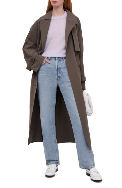 Шерстяной пуловер HELMUT LANG сиреневого цвета по цене 38300 руб., арт. K06HW710, фото 2 Шерстяной пуловер HELMUT LANG, арт. K06HW710, фото 2