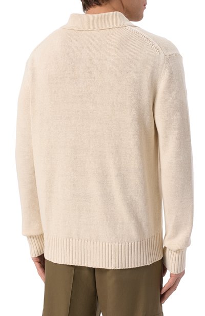 Поло из шелка и льна MVST кремового цвета по цене 83450 руб., арт. 25E/X1P/0/A013/7660, фото 4 Поло из шелка и льна MVST, арт. 25E/X1P/0/A013/7660, фото 4