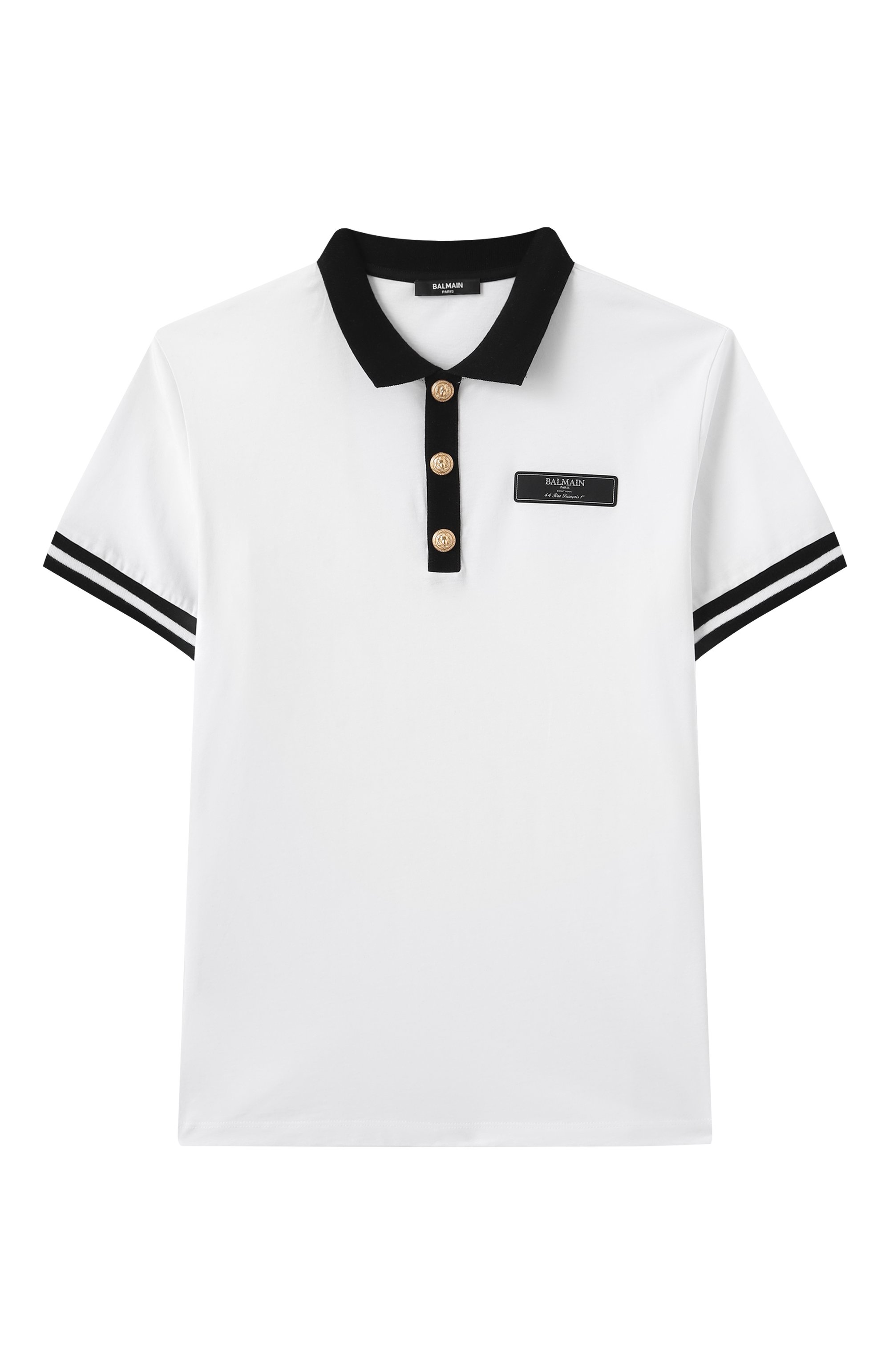 Хлопковое поло BALMAIN, арт. BW8R41, фото 1