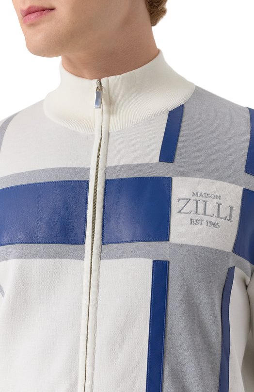 Спортивный костюм из хлопка и шелка Zilli JSU011M0144VCHE00/54 Разноцветный  JSU011M0144VCHE00/54 Фото 6
