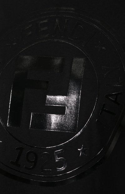 Хлопковая футболка FENDI, арт. FAF073 A8WI, фото 5