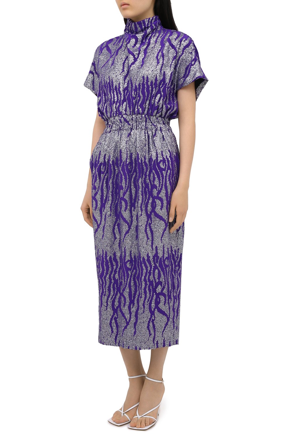 Шелковое платье DRIES VAN NOTEN, арт. 202-18662-1426, фото 3