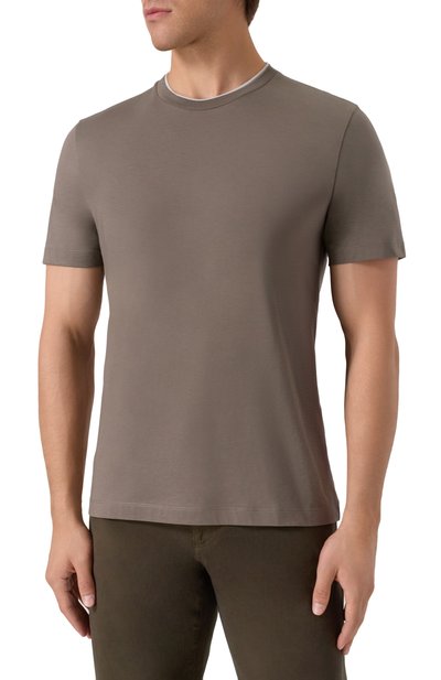 Хлопковая футболка CORNELIANI, арт. 26G571-2625022, фото 3