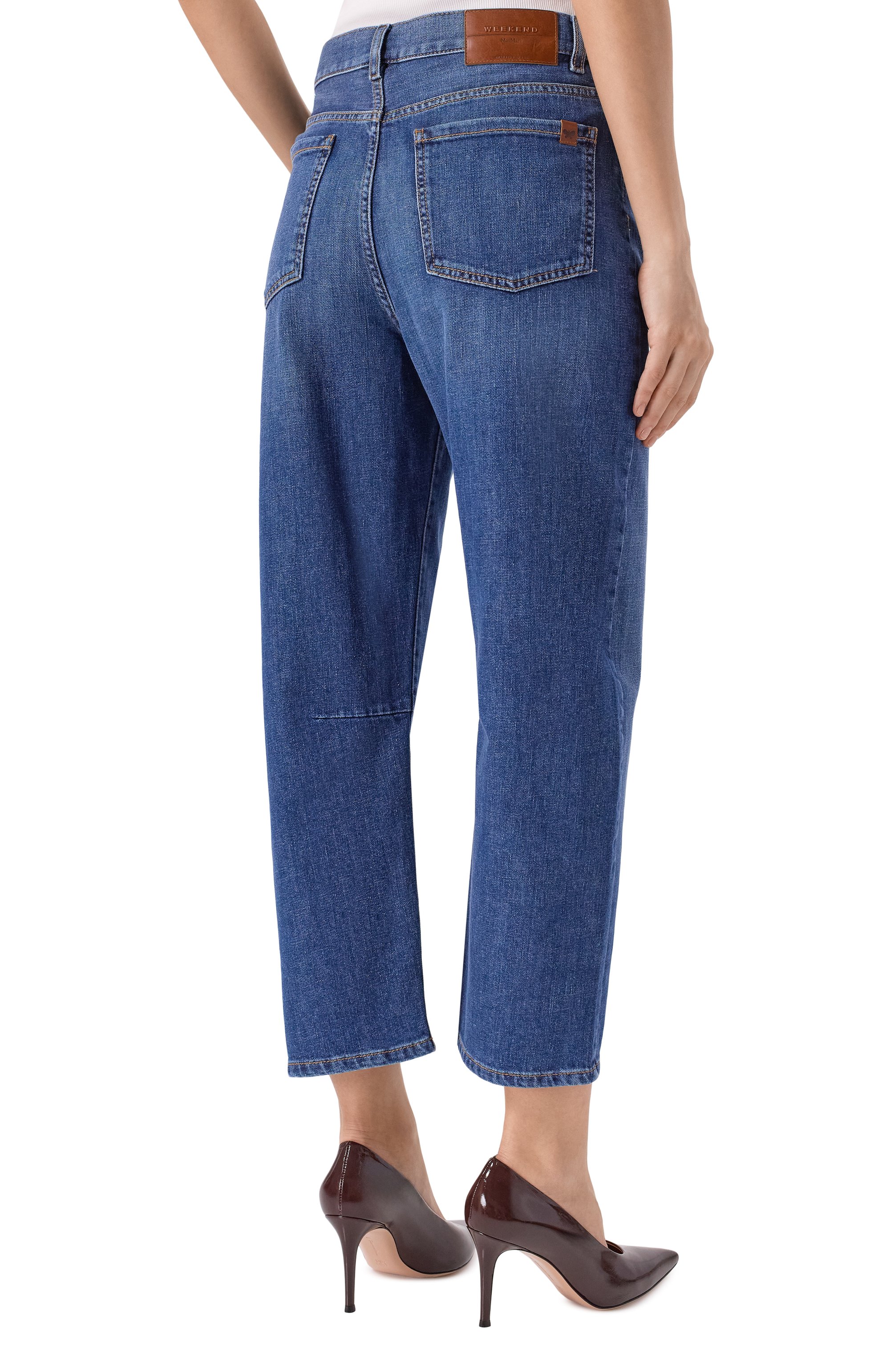 Джинсы WEEKEND MAX MARA синего цвета по цене 24500 руб., арт. CAPRILE, фото 4 Джинсы WEEKEND MAX MARA, арт. CAPRILE, фото 4