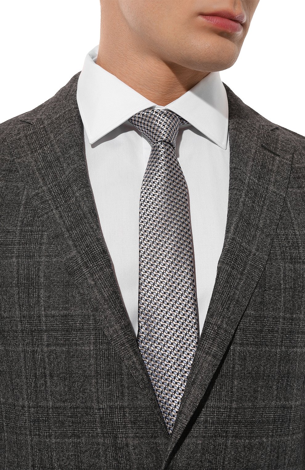 Шелковый галстук GIORGIO ARMANI, арт. 360054/4R925, фото 2