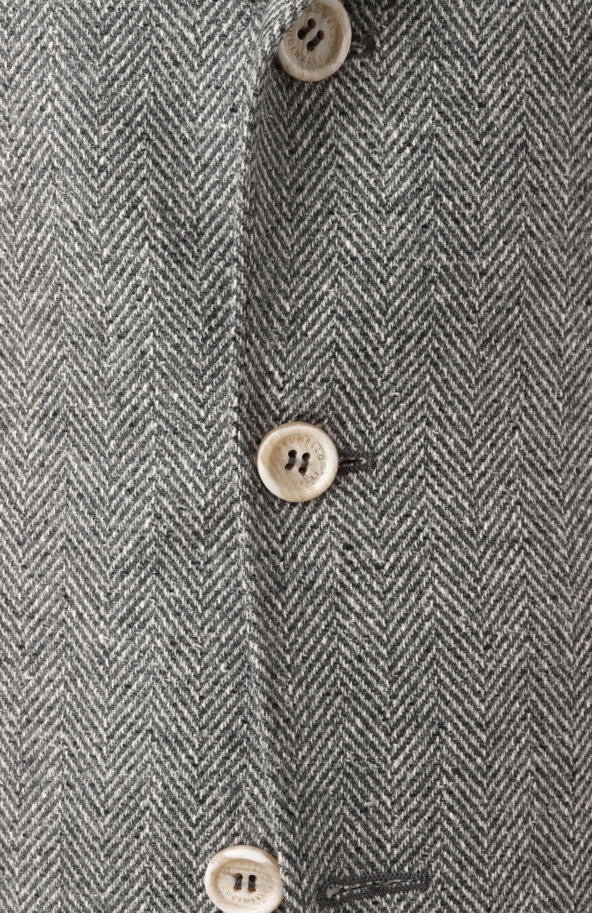 Пиджак из шерсти и шелка BRUNELLO CUCINELLI, арт. MY4527BND, фото 7