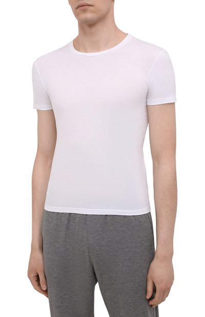 Хлопковая футболка ZEGNA, арт. N2M200050, фото 3