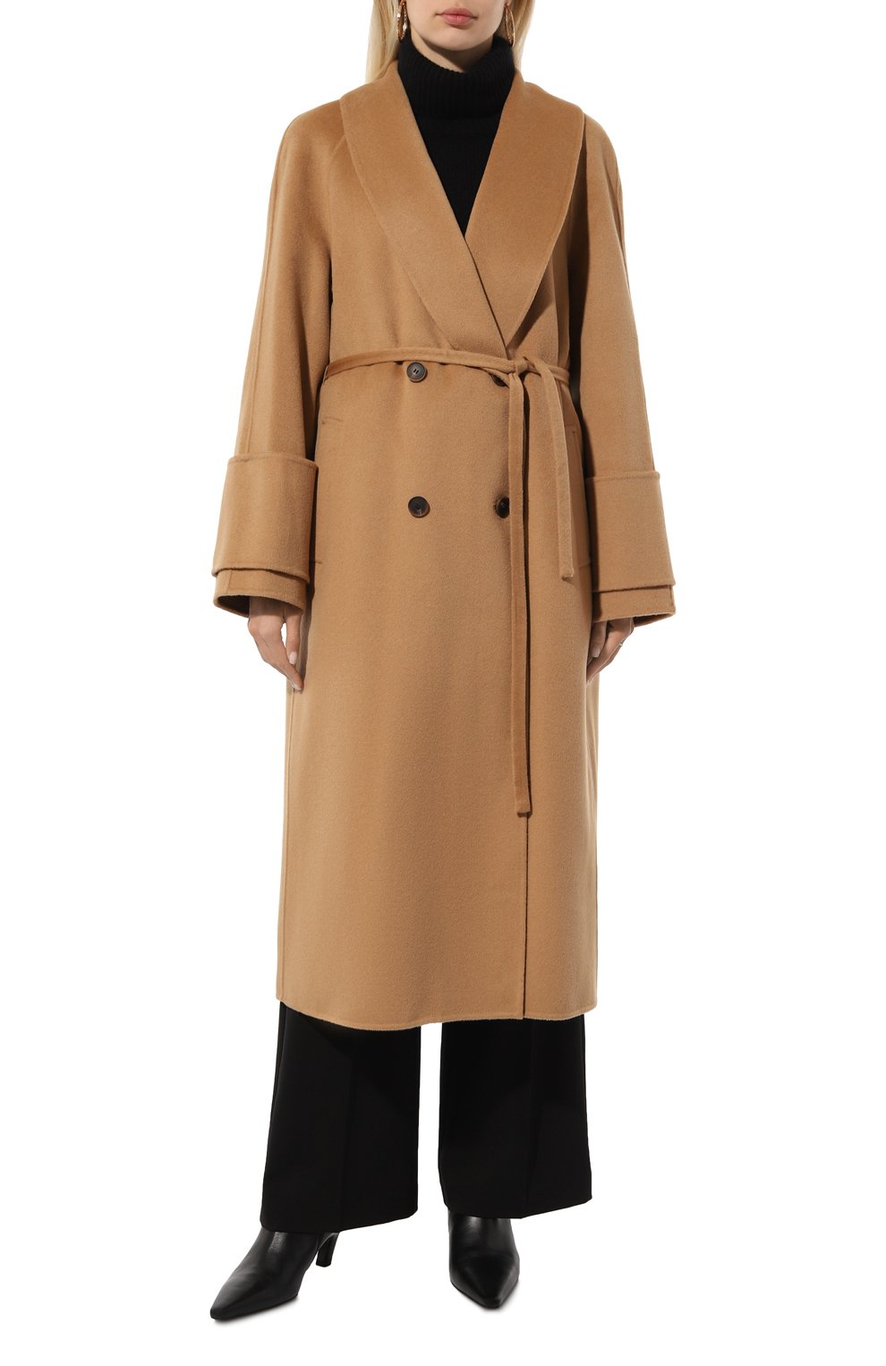 Пальто из шерсти и кашем ира BEATRICE .B, арт. 24FA2583/D0UBLEWS, фото 3