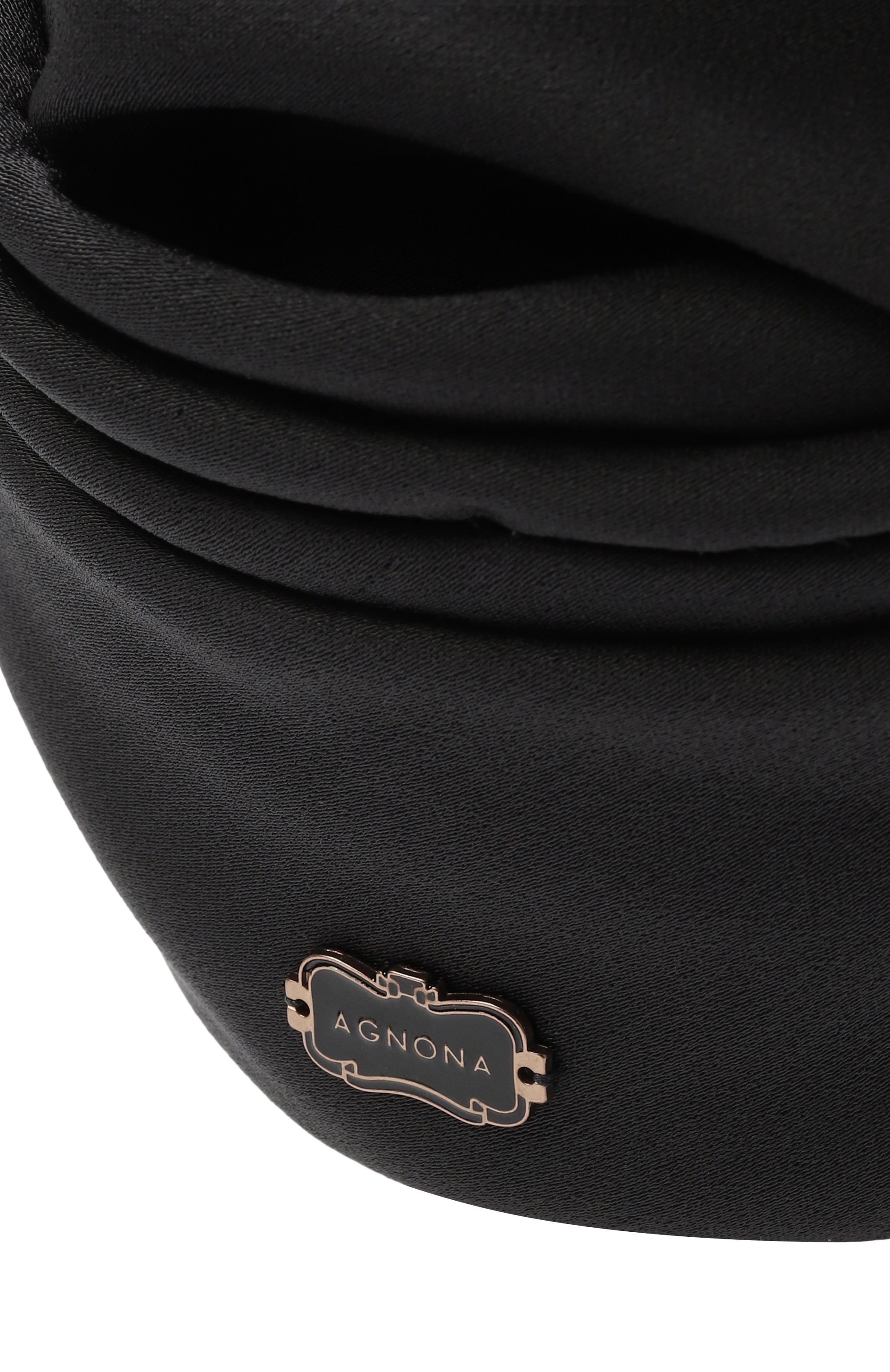 Тюрбан из вискозы и шелка AGNONA, арт. AK1010YE/U5073E, фото 3