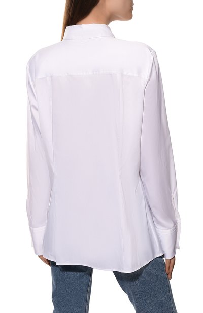 Хлопковая рубашка HUGO белого цвета по цене 14950 руб., арт. 50416895, фото 4 Хлопковая рубашка HUGO, арт. 50416895, фото 4