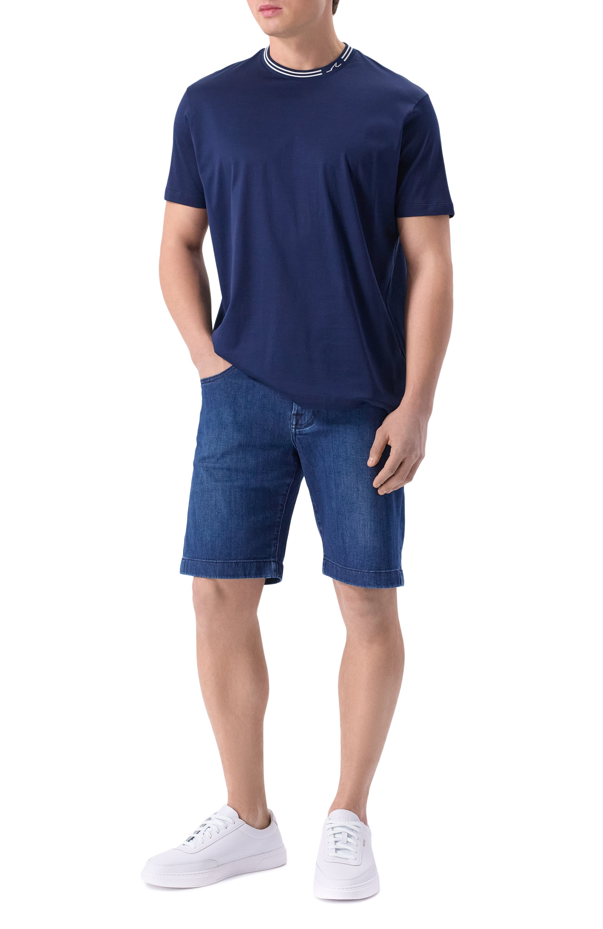 Джинсовые шорты nicolas JACOB COHEN, арт. JUM_0E001 057 S2851 S1, фото 2