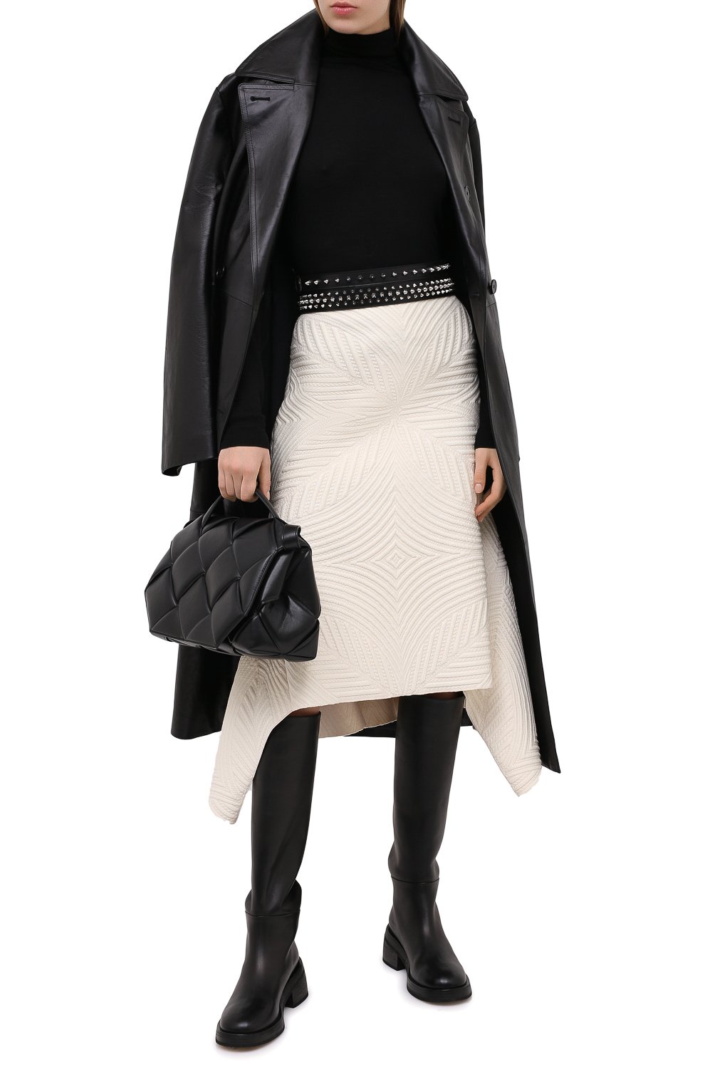 Шерстяная юбка ALEXANDER MCQUEEN, арт. 641897/Q1AR0, фото 2