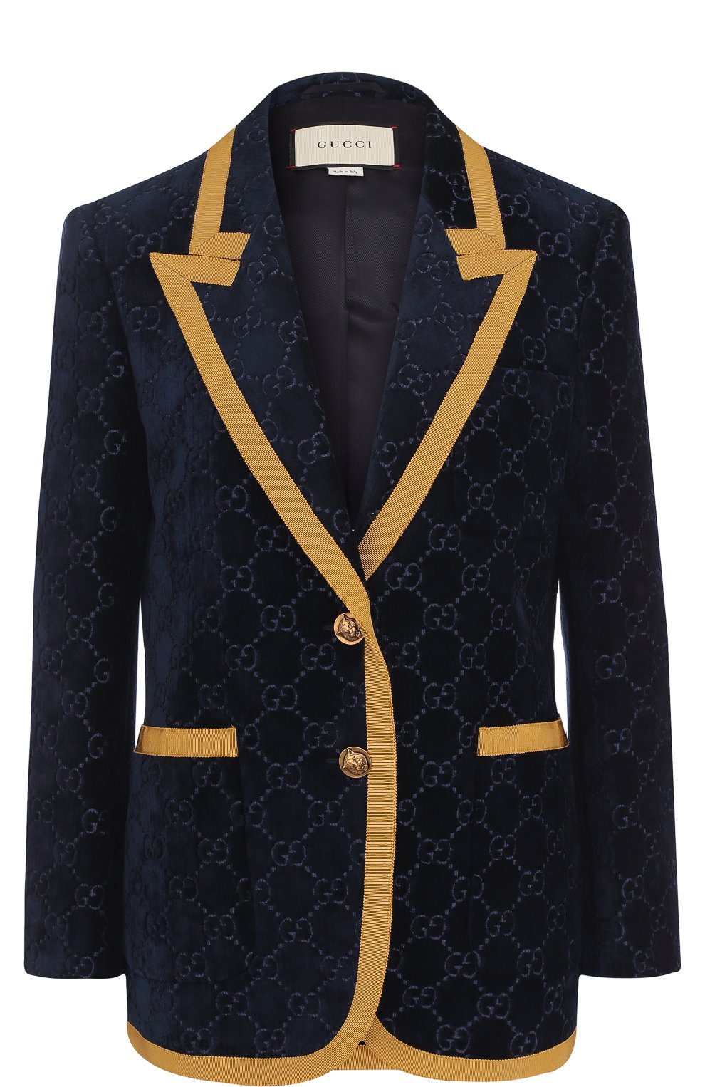 Жакет с контрастной отделкой и карманами GUCCI, арт. 523252/ZKV02, фото 1