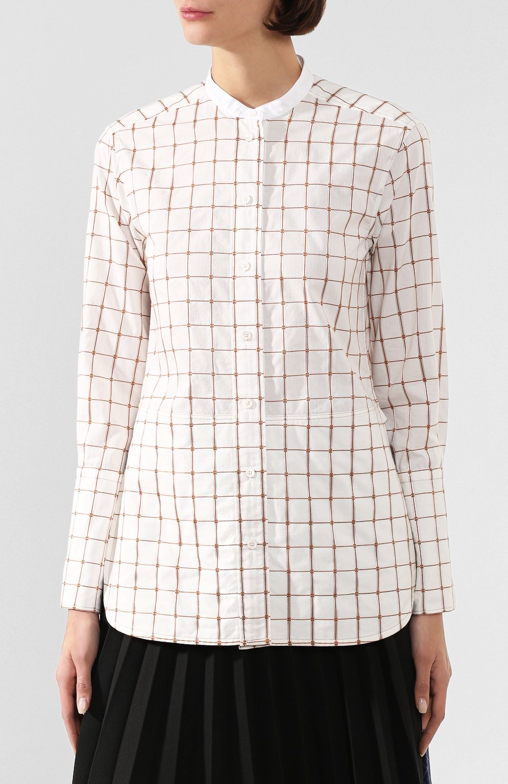 Рубашка в клетку CHLOÉ, арт. CHC19WHT09043, фото 3