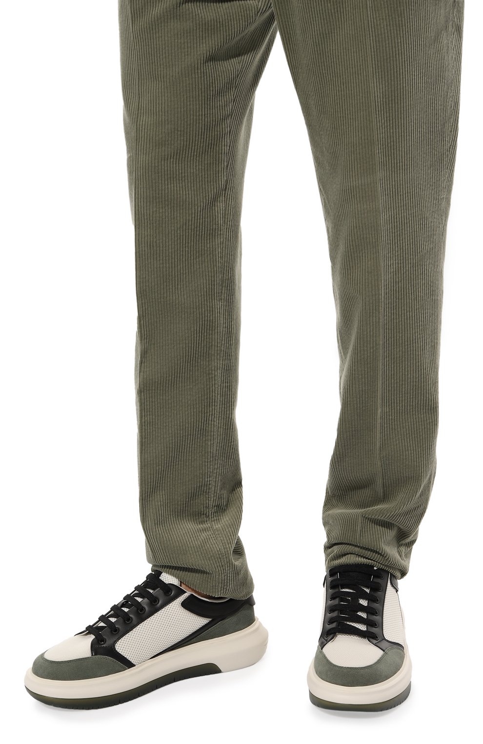 Комбинированные кеды EMPORIO ARMANI, арт. X4X633/XN885, фото 3