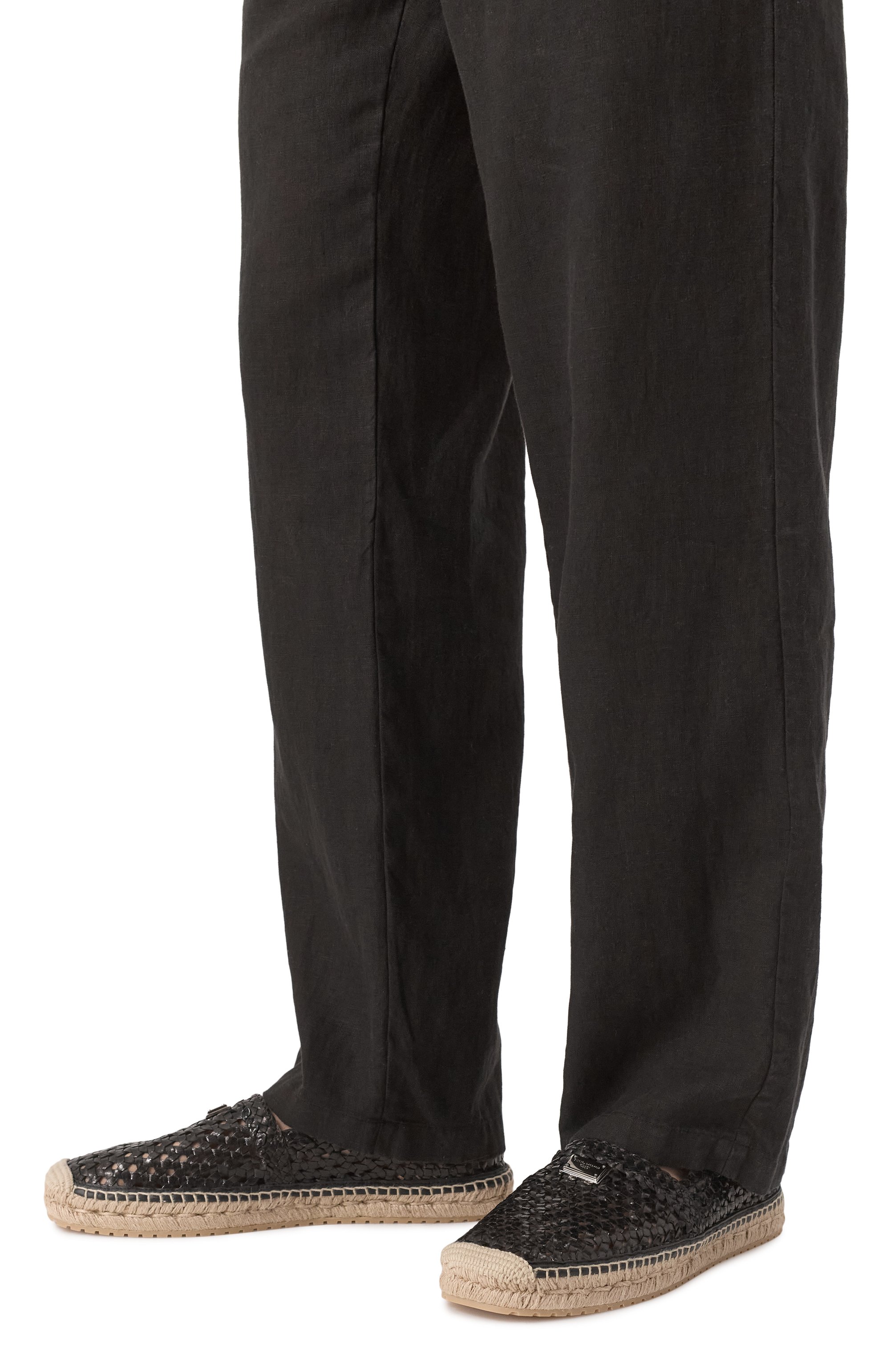 Кожаные эспадрильи DOLCE & GABBANA, арт. A50665/A9T56, фото 3