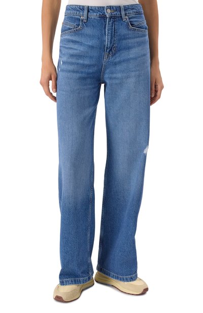 Джинсы BOSS ORANGE синего цвета по цене 14700 руб., арт. 50542442, фото 3 Джинсы BOSS ORANGE, арт. 50542442, фото 3