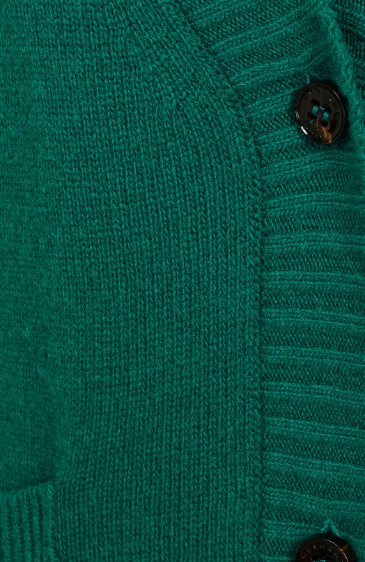 Кардиган из шерсти вискозы Weekend Max Mara MESSINA Зелёный  MESSINA Фото 6