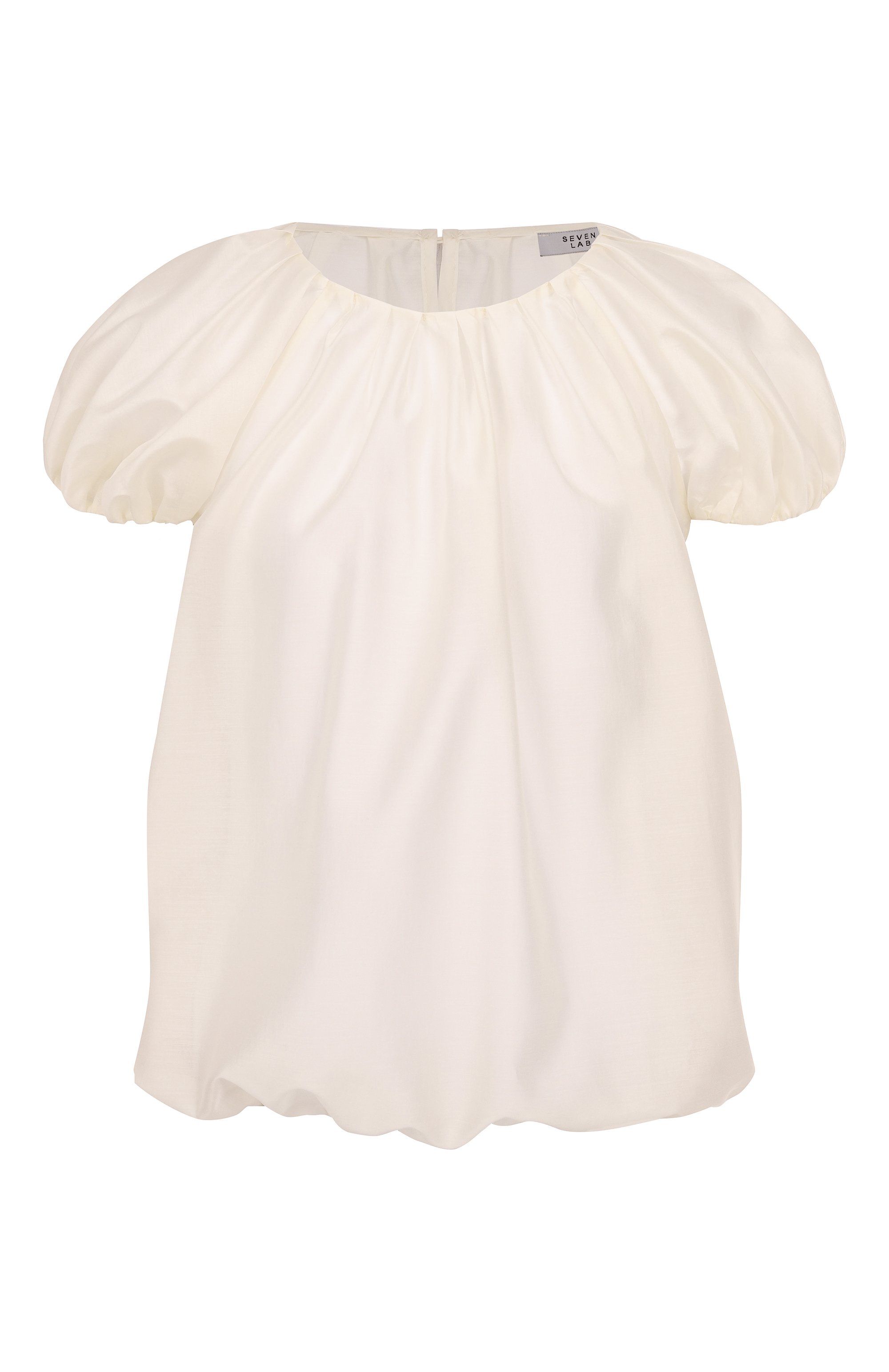 Блузка SEVEN LAB кремового цвета по цене 15960 руб., арт. SBY.14.110.543, фото 1 Блузка SEVEN LAB, арт. SBY.14.110.543, фото 1