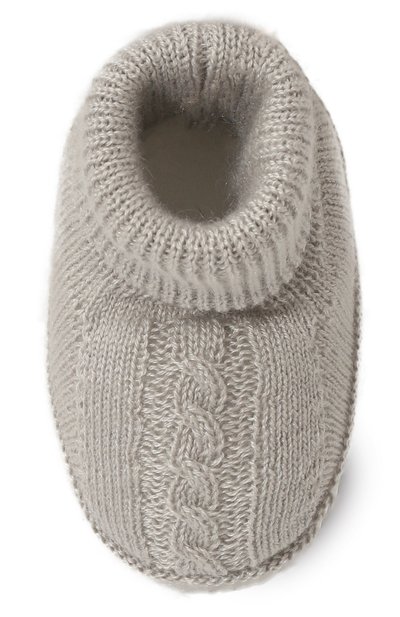 Пинетки из шелка и кашемира BABY T, арт. 24AIR893SA, фото 4