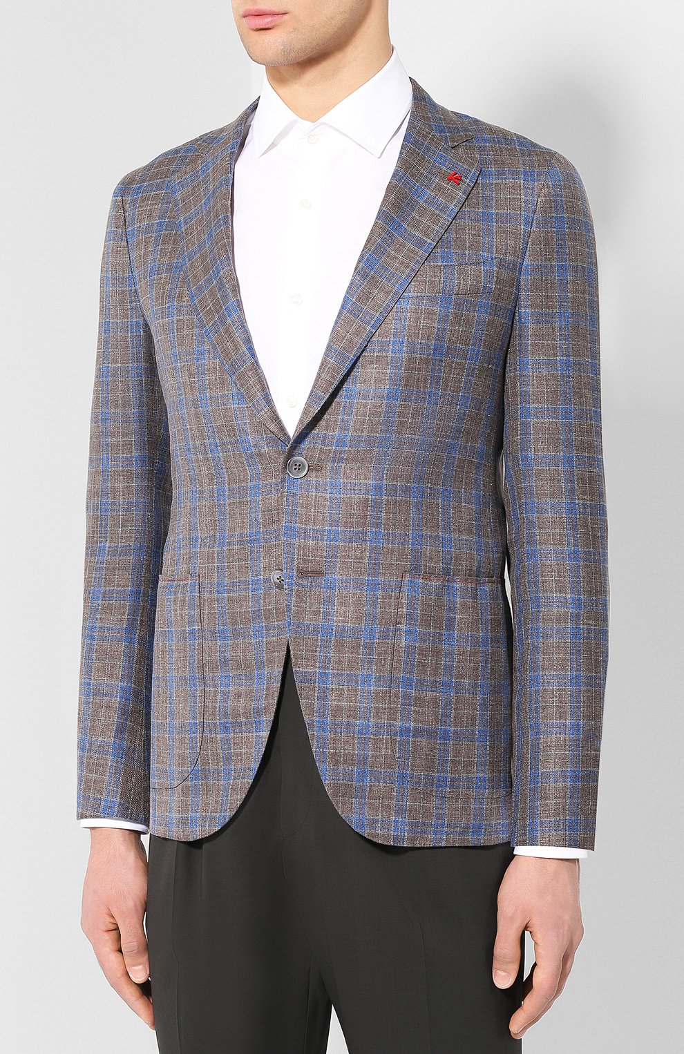 Пиджак из смеси шерсти и шелка ISAIA, арт. 007145/8516T, фото 3