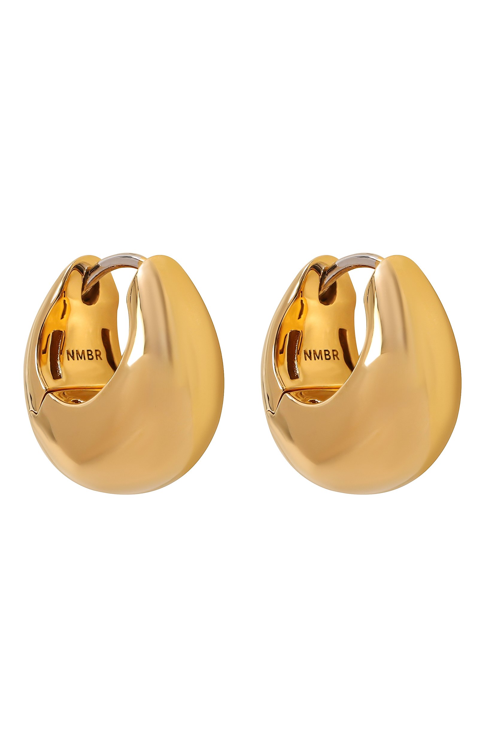 Серьги NUMBERING золотого цвета по цене 23550 руб., арт. 5116S/G0LD, фото 3 Серьги NUMBERING, арт. 5116S/G0LD, фото 3