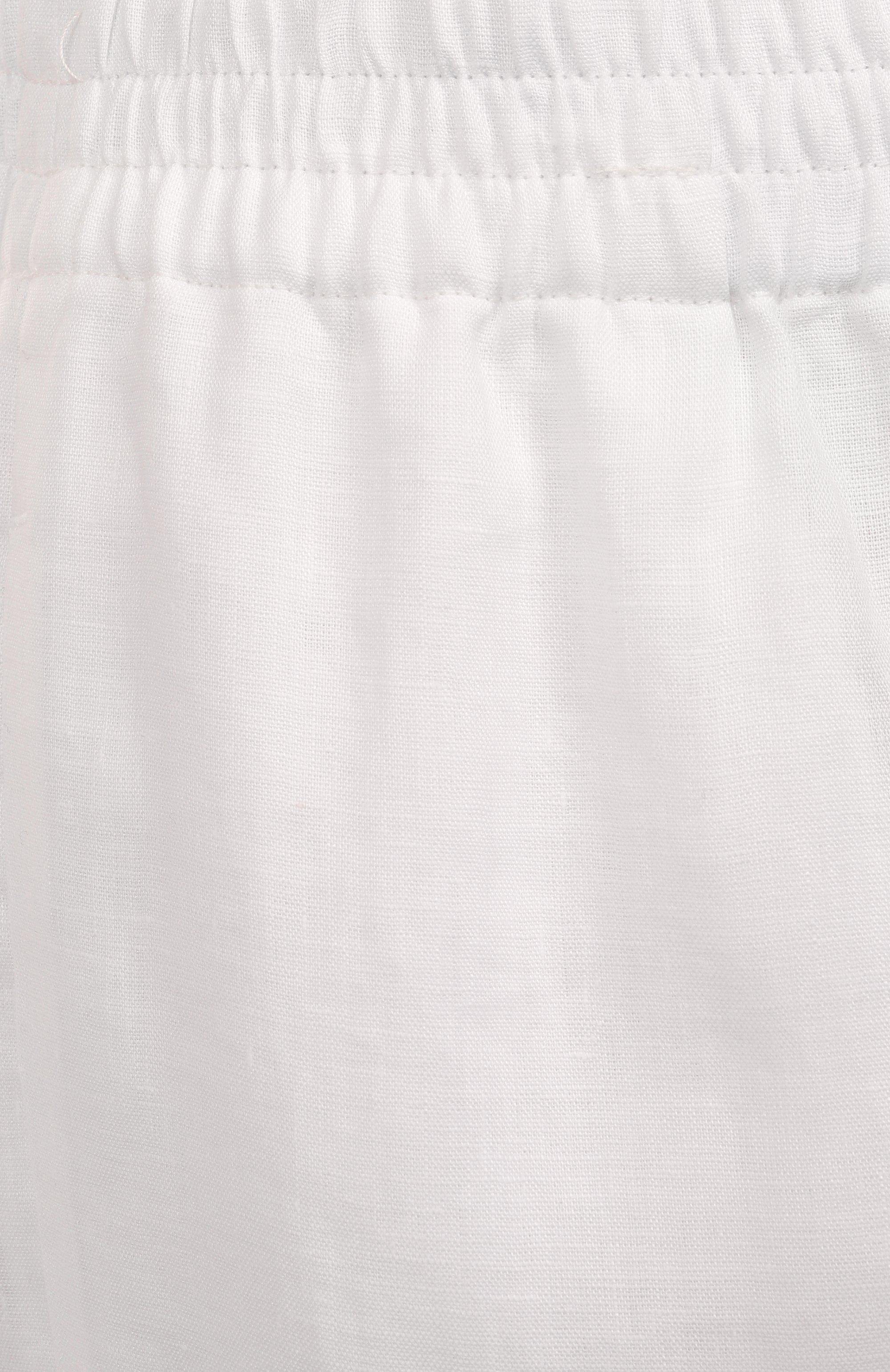 Льняные брюки EMPORIO ARMANI белого цвета по цене 52750 руб., арт. EW001575/TE14012, фото 6 Льняные брюки EMPORIO ARMANI, арт. EW001575/TE14012, фото 6