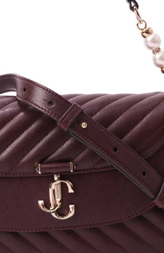 Сумка Curve Jimmy Choo AVNCURVET0PHANDLEQ0J Бордовый  AVNCURVET0PHANDLEQ0J Фото 3