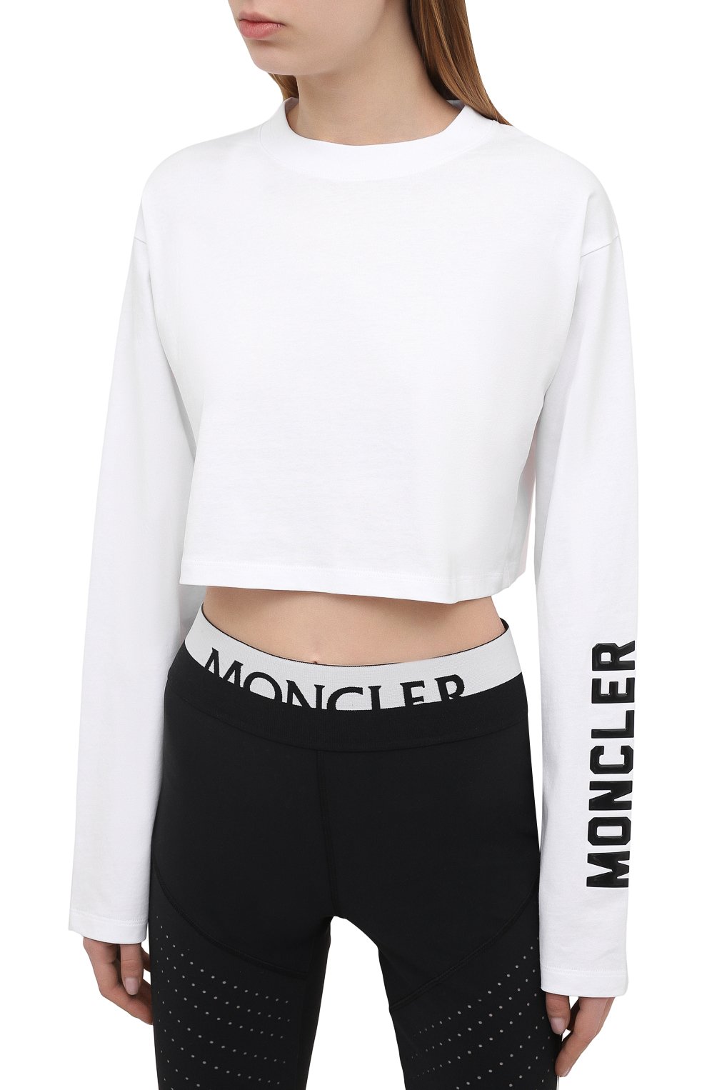 Хлопковый лонгслив MONCLER, арт. G1-093-8D706-10-829HP, фото 3