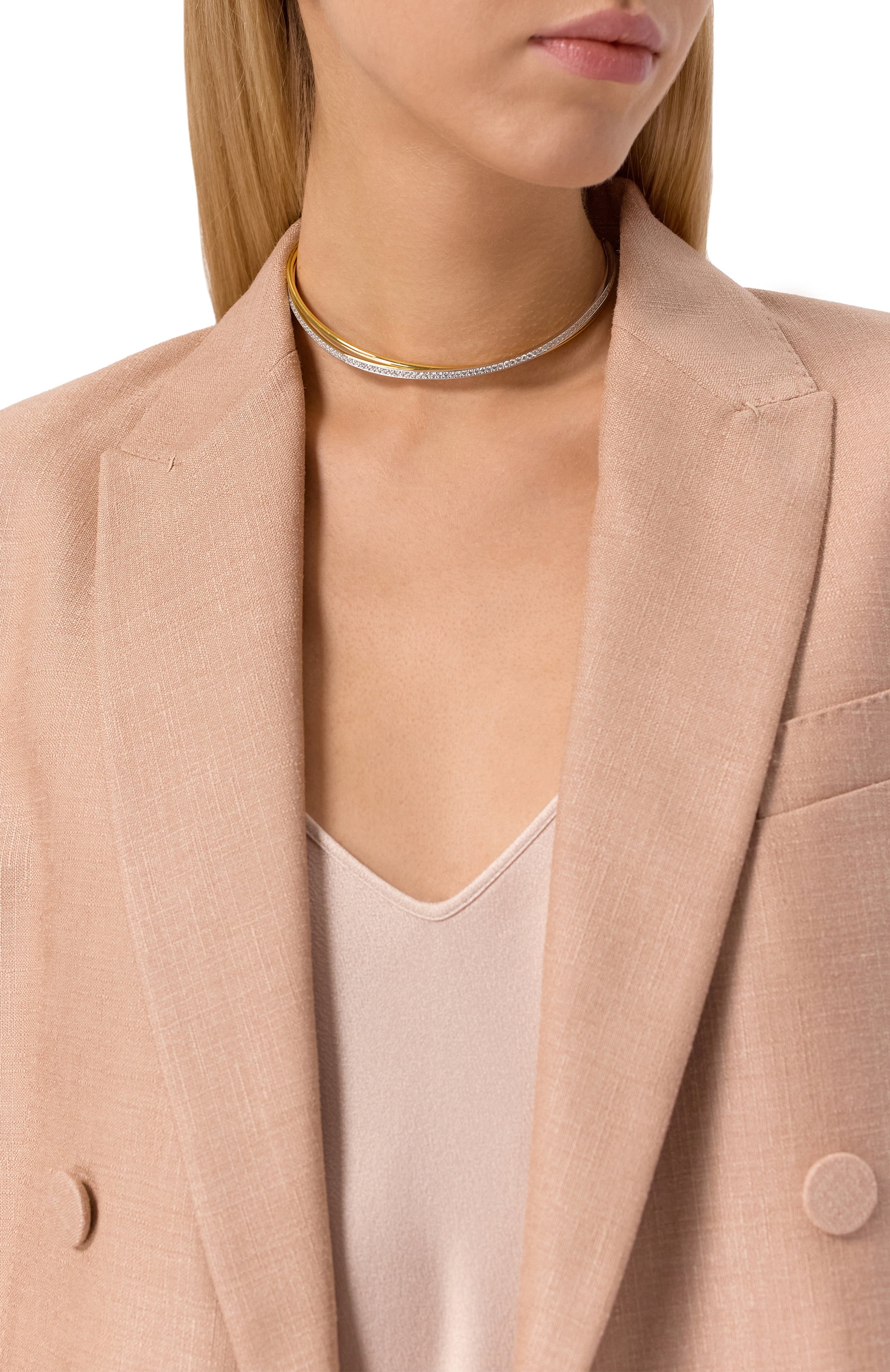 Чокер hyperbola SWAROVSKI разноцветного цвета по цене 46200 руб., арт. 5702408, фото 2 Чокер hyperbola SWAROVSKI, арт. 5702408, фото 2