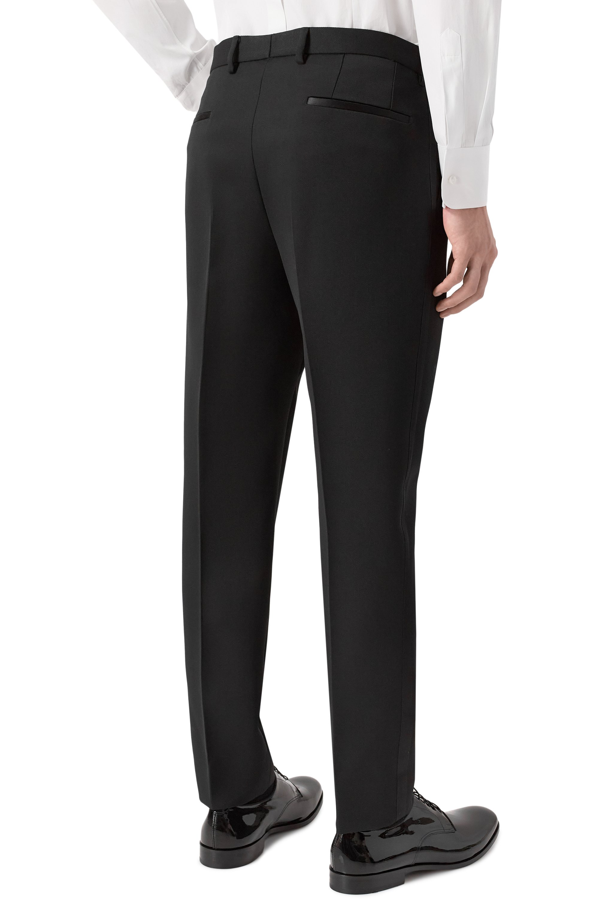 Шерстяные брюки DOLCE & GABBANA, арт. GP0F3T/FU28P, фото 4